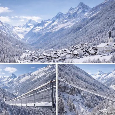 Spacious Alpine Family Near Zermatt アパート ランダ